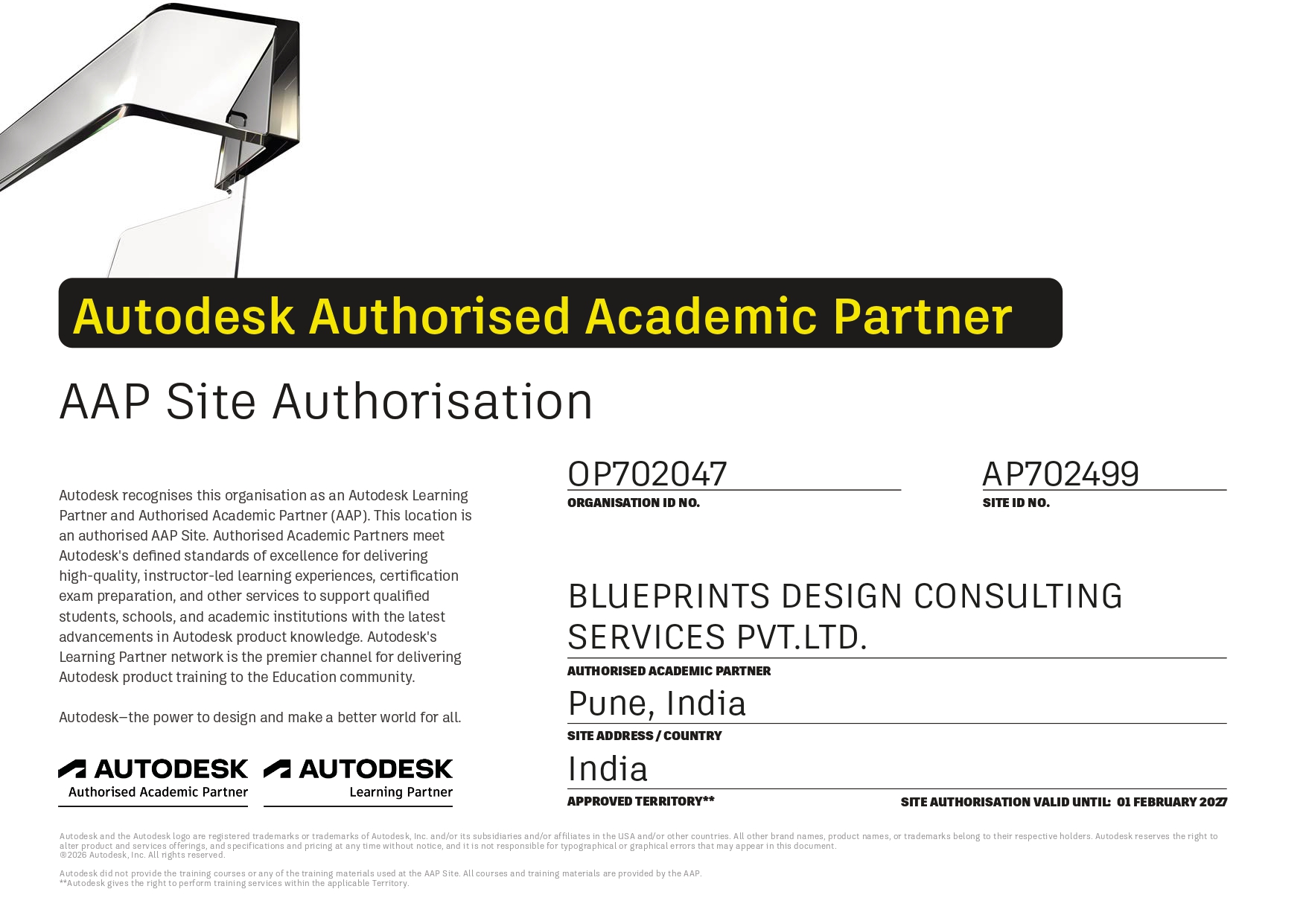 Autodesk Certification